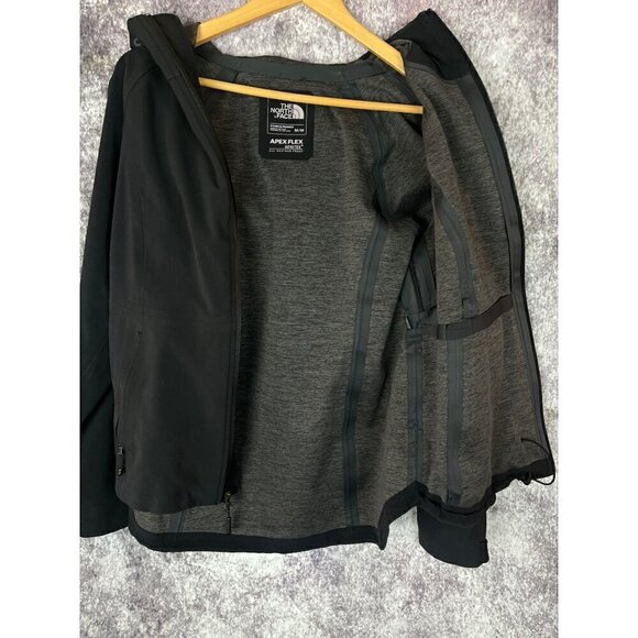 The North Face Jacket Womens M Black ApexFlex GoreTex All Weather Gorpcore Hike - Picture 12 of 16
